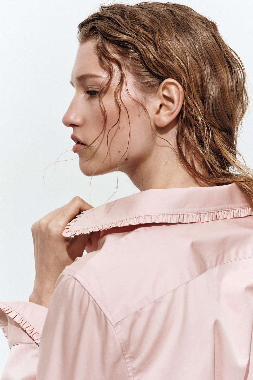 Cotton poplin shirt