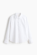 Cotton poplin shirt