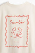 SSVN Oversized printed T-shirt