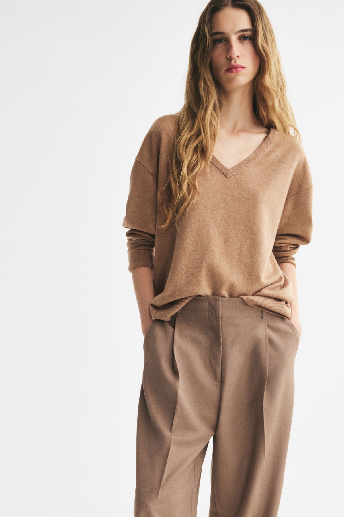 Oversized V-Neck Sweater
