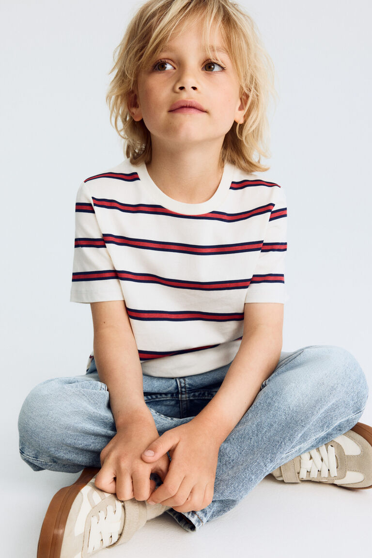 Printed cotton T-shirt