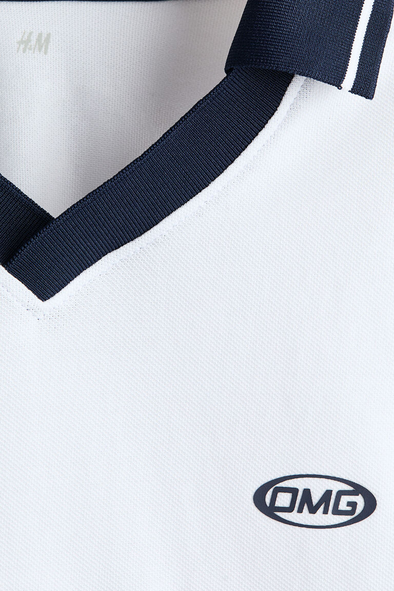 COOLMAX® Printed polo shirt