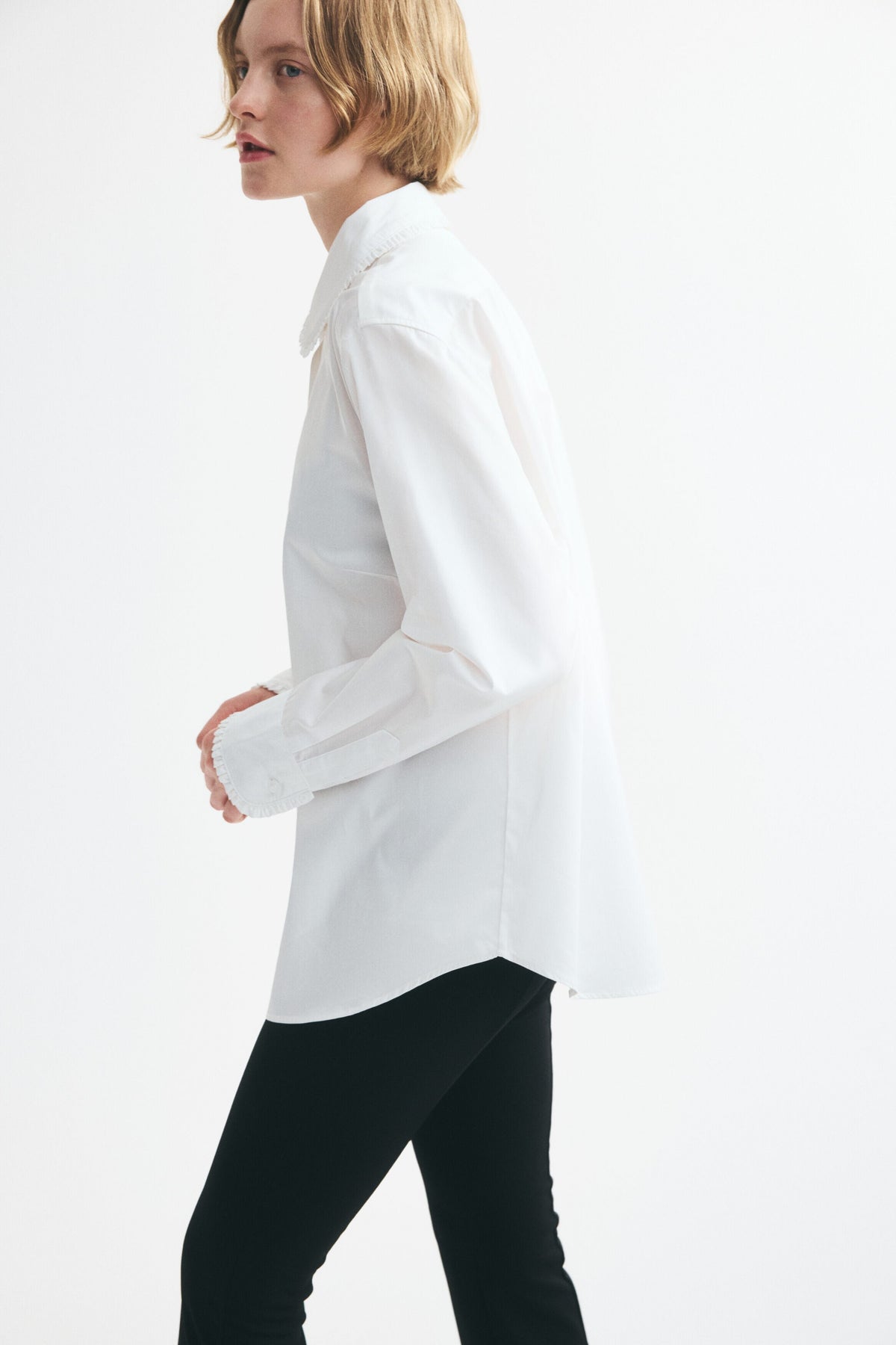 Cotton poplin shirt