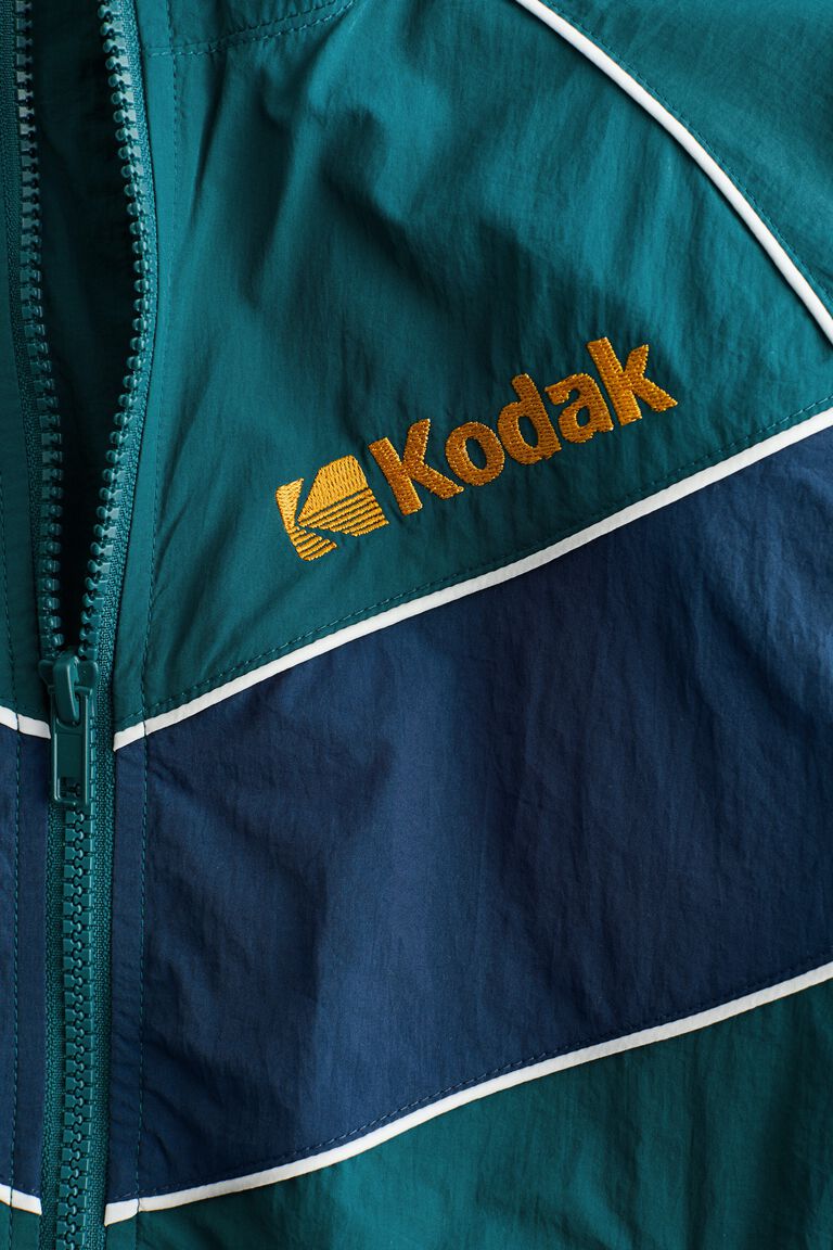 Nylon track jacket