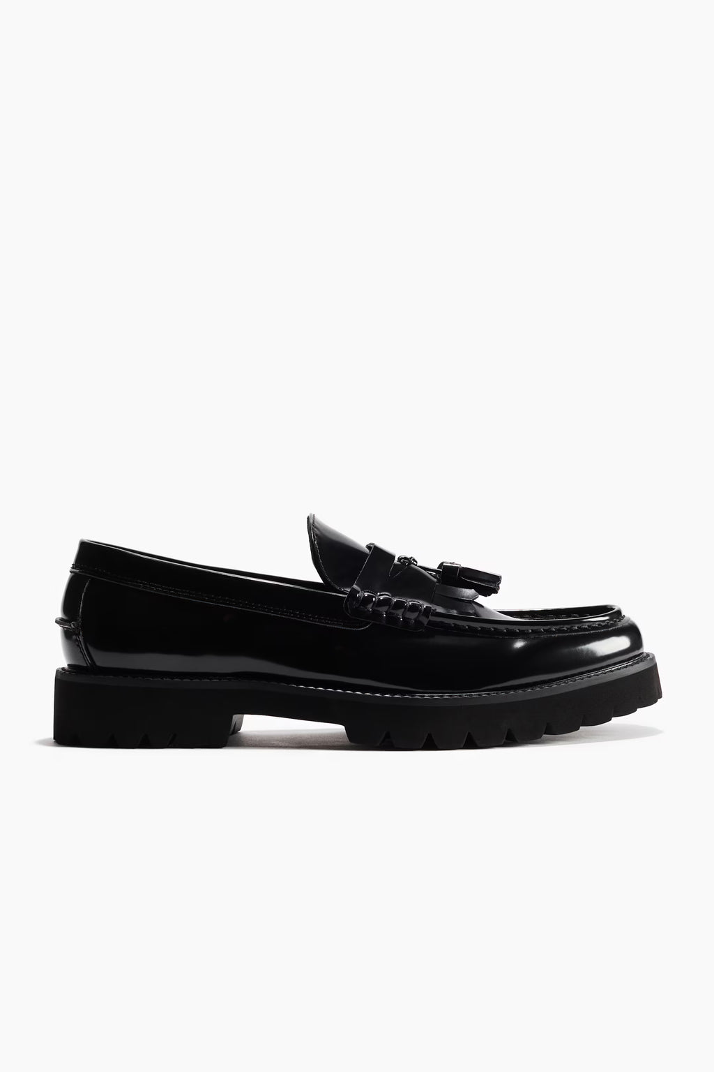 Chunky Tasseled Penny Loafers